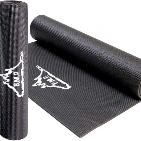 Black Mountain Products Black Yoga Mat Eco Friendly Yoga Exercise Mat; Black Black Yoga Mat - main